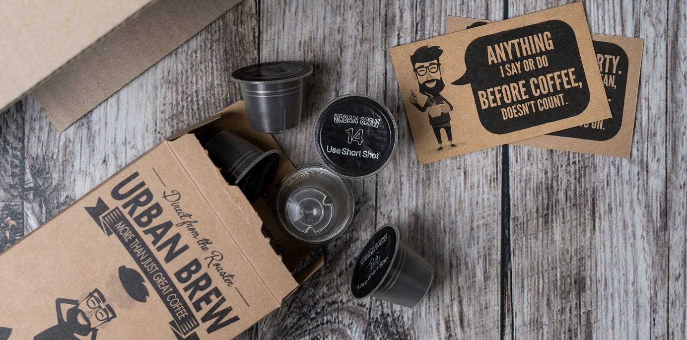 Urban Brew coffee pods photo