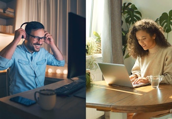 two engineers working async at different times of day