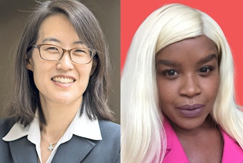 Ellen Pao and McKensie Mack (Credit for Ellen Pao photo: David Paul Morris, Bloomberg, © 2016 Bloomberg Finance LP)