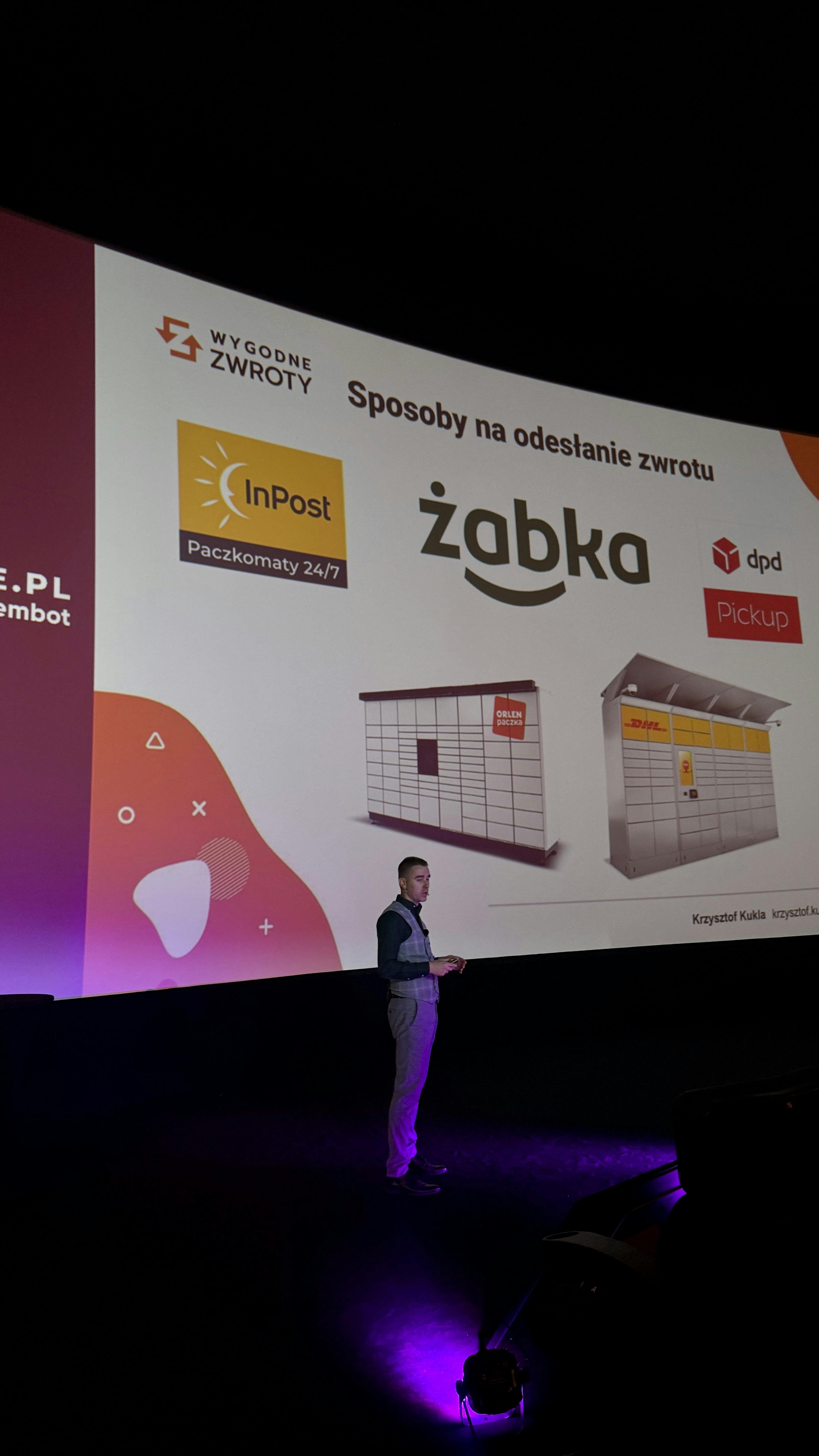 Wygodne Zwroty na e-commerce.pl Event 4.0 - CEO, Krzysztof Kukla, prelekcja-2