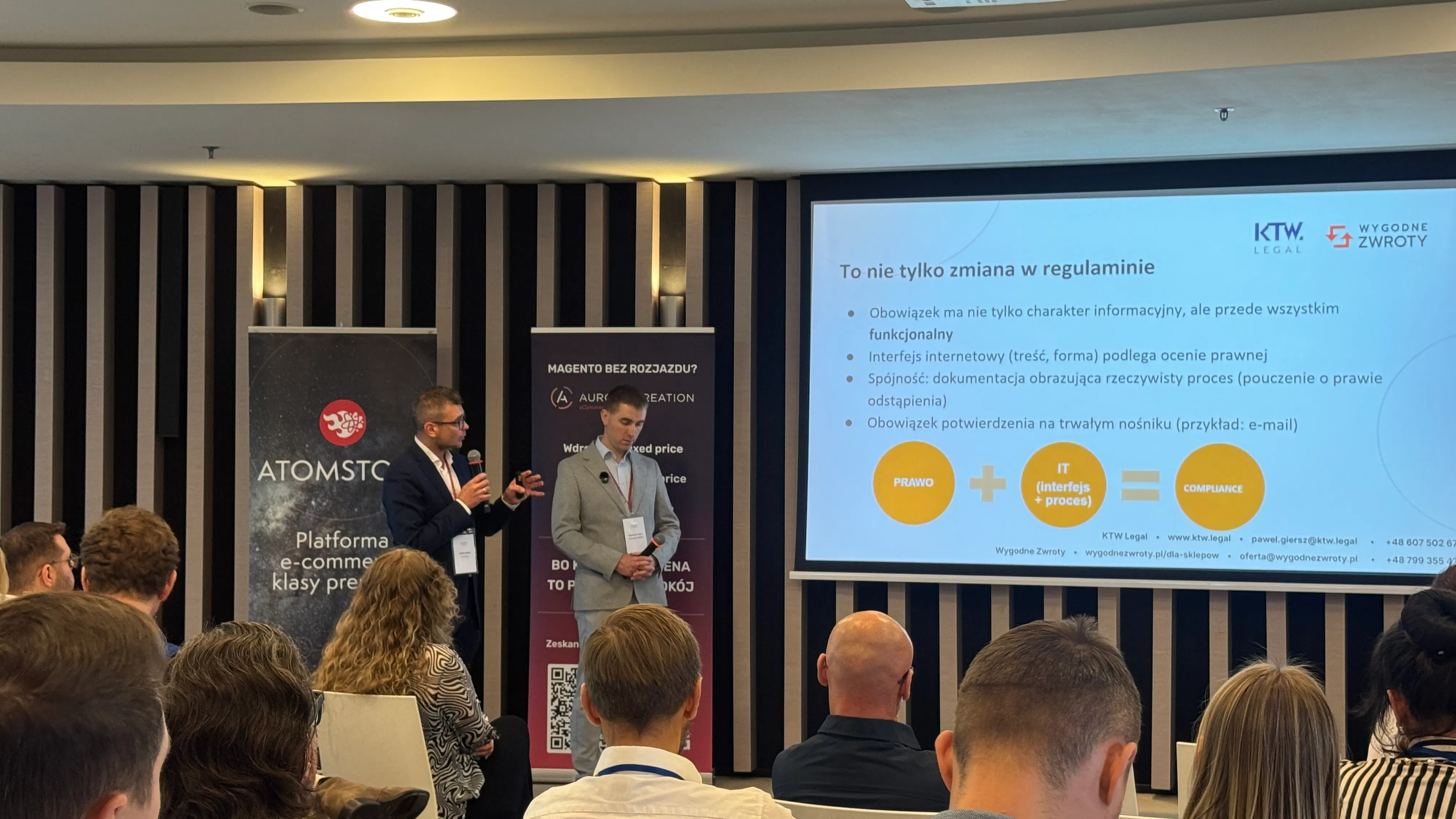 Wygodne Zwroty x KTW.Legal - przycisk odstąpienia w praktyce (zmiany w regulaminie) - Cross Border E-commerce 2026 (prelekcja)