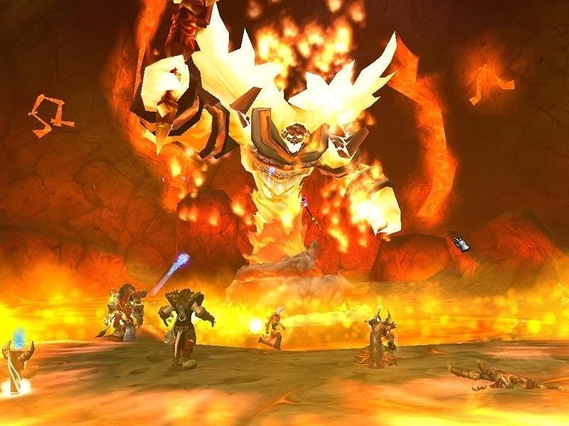 Molten Core Dungeon Instance (World of Warcraft 2004)