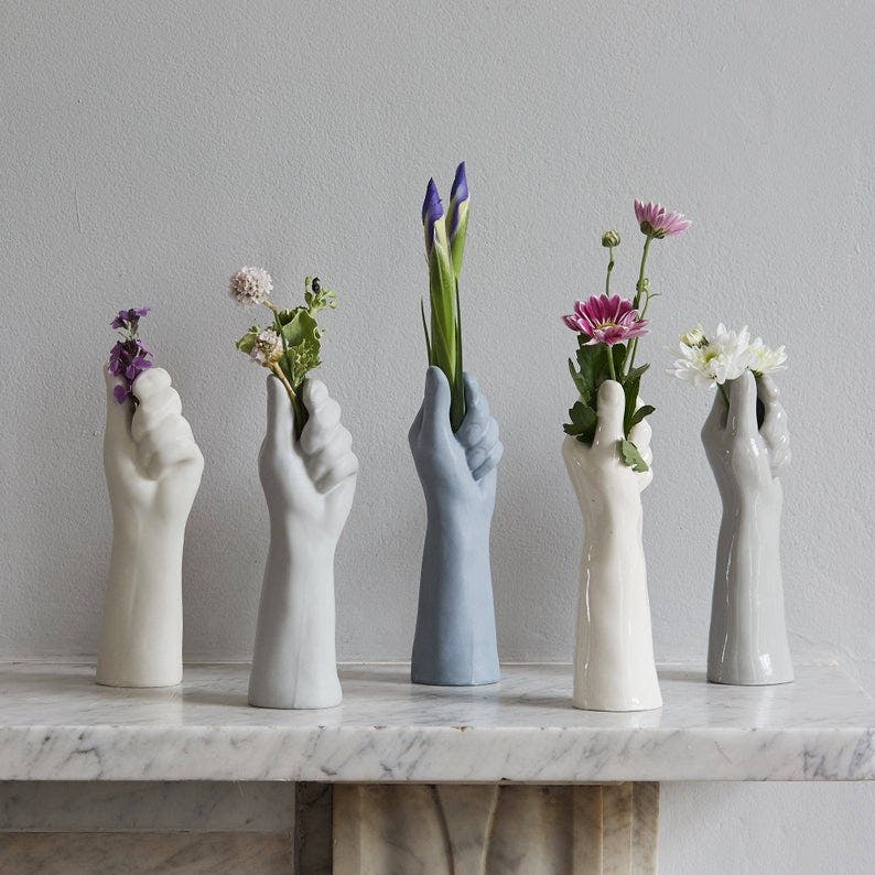 hand vase