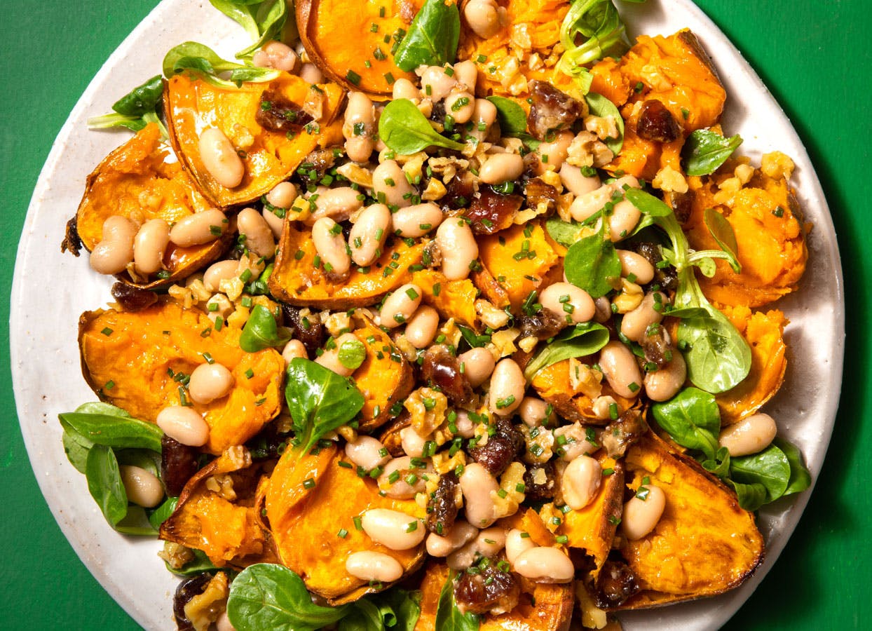 sweet potato and adate salad