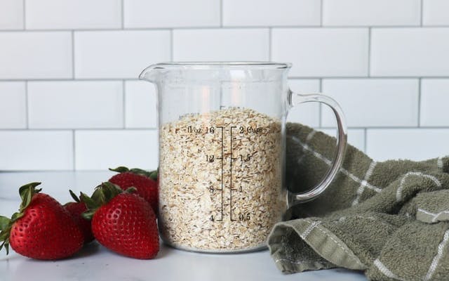 oats in a jug