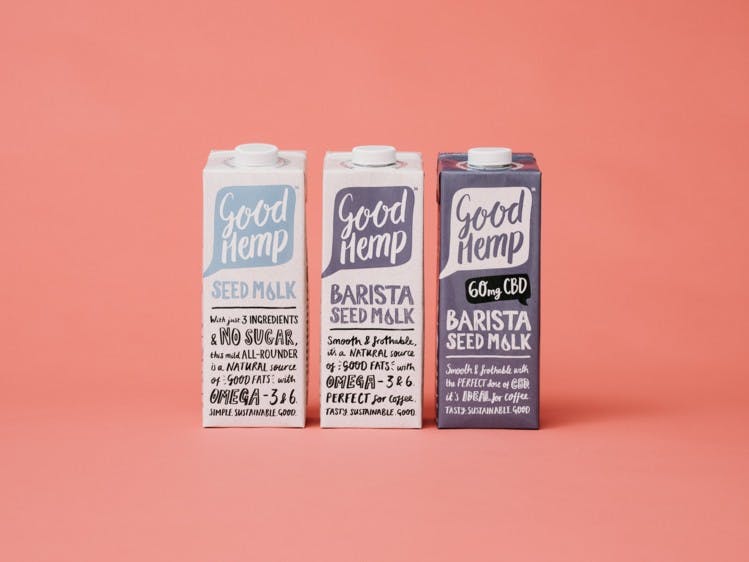 Good Hemp milk cartons