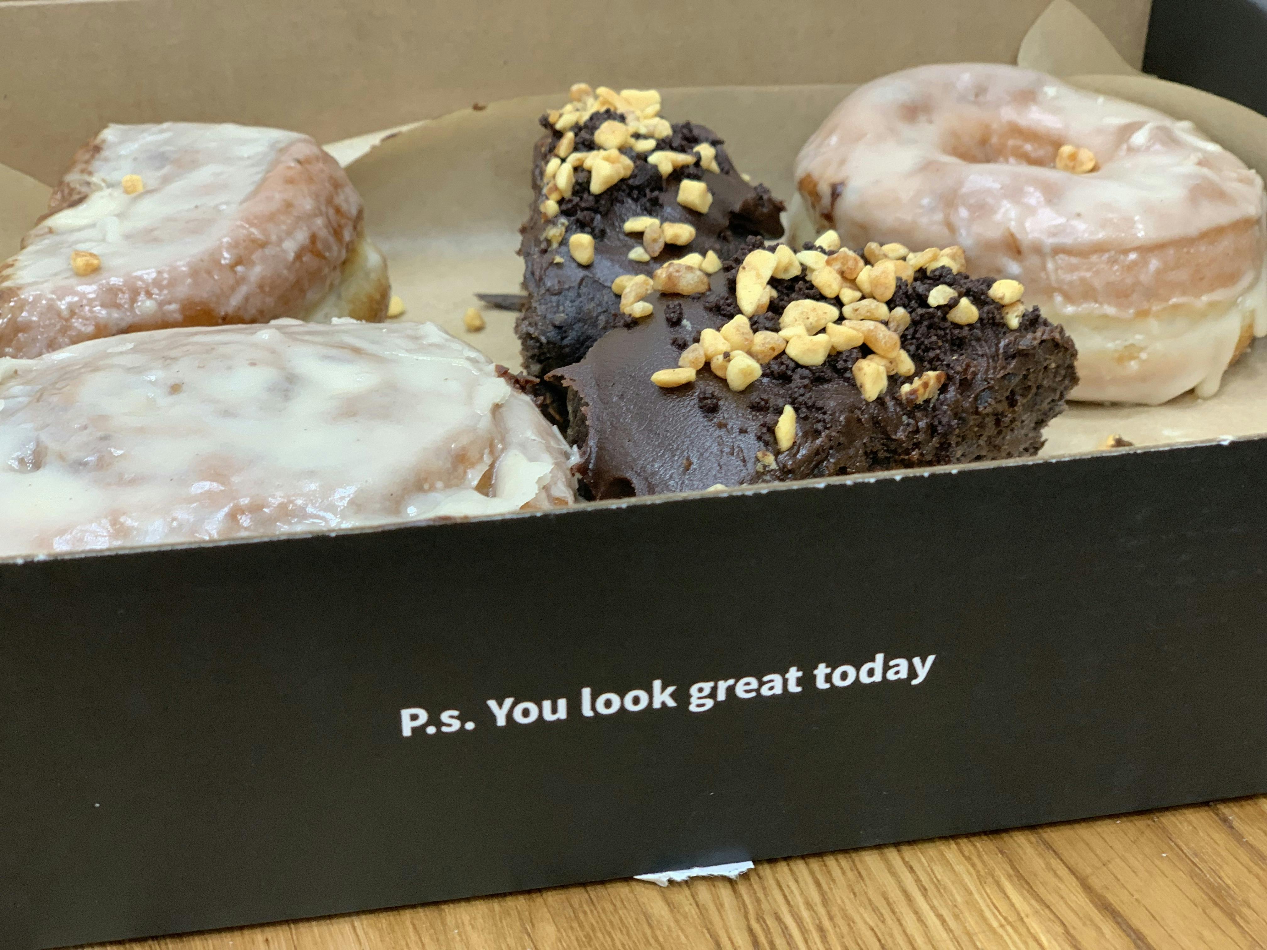 doughnuts in a box