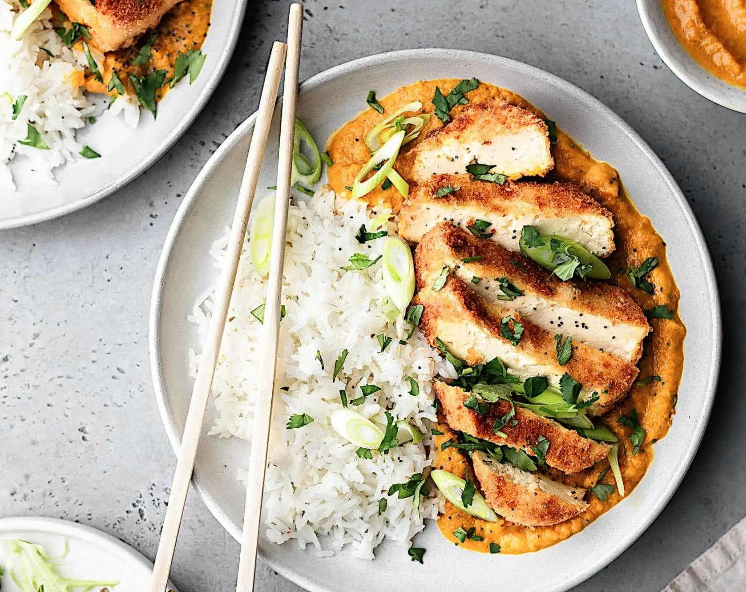 tofu katsu curry 