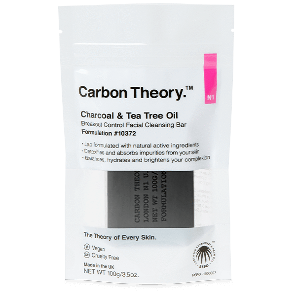 Carbon Theory Soap in packaging