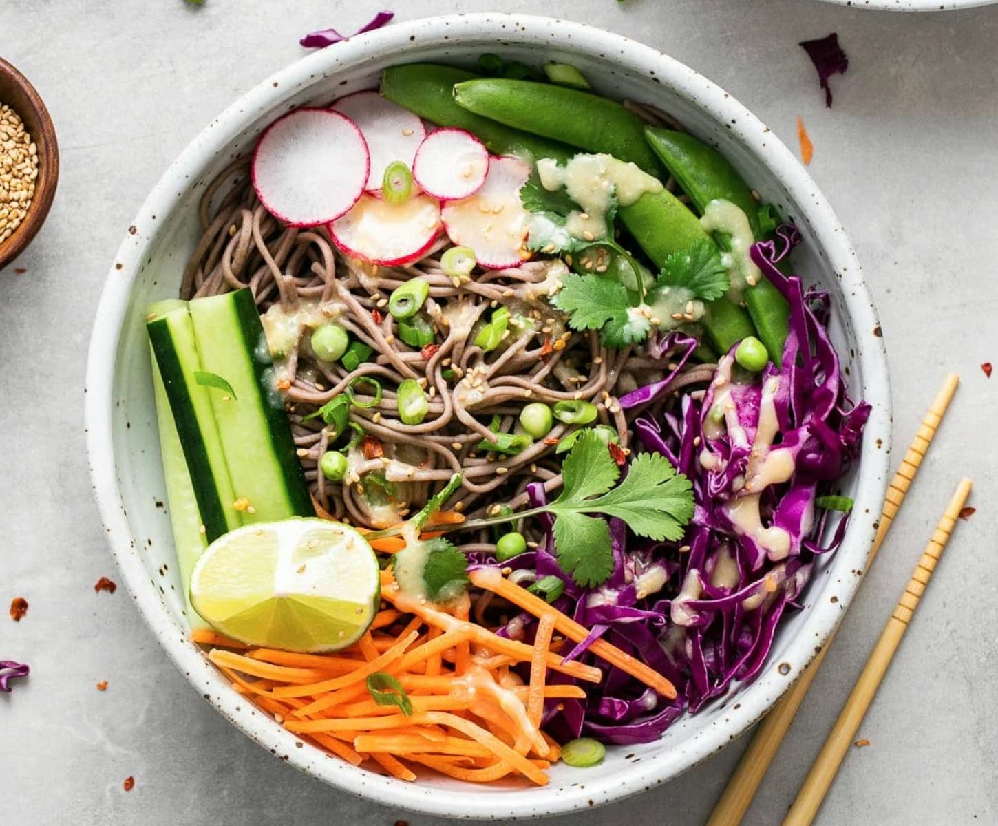 soba noodle bowl