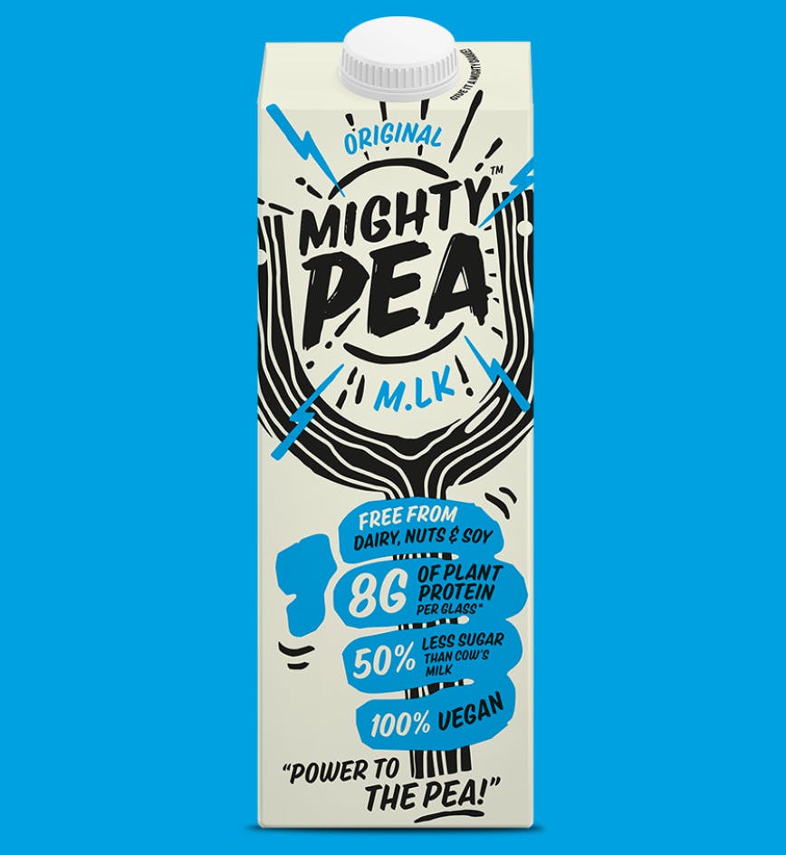 pea milk carton