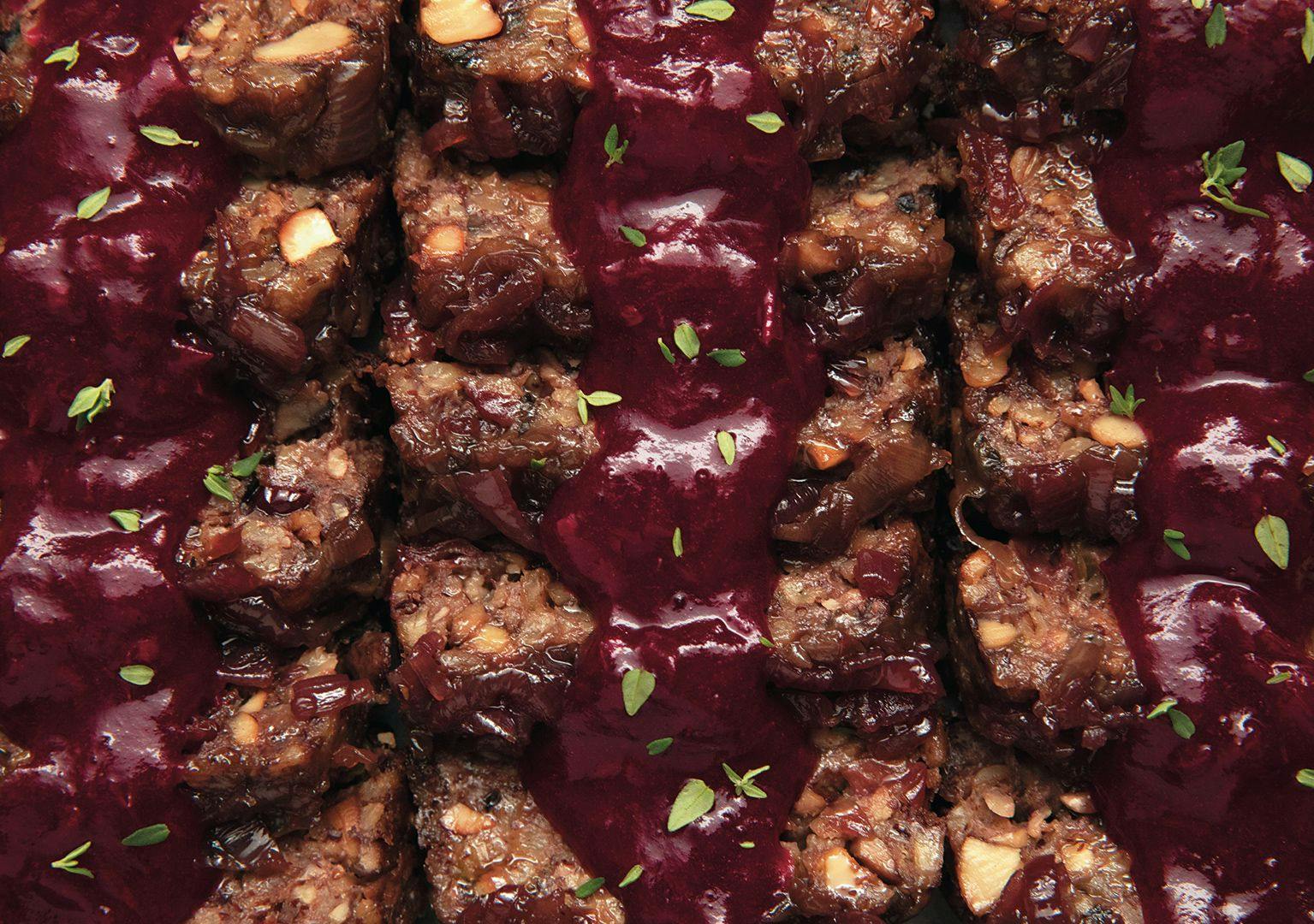 allplants cranberry and walnut loaf close-up