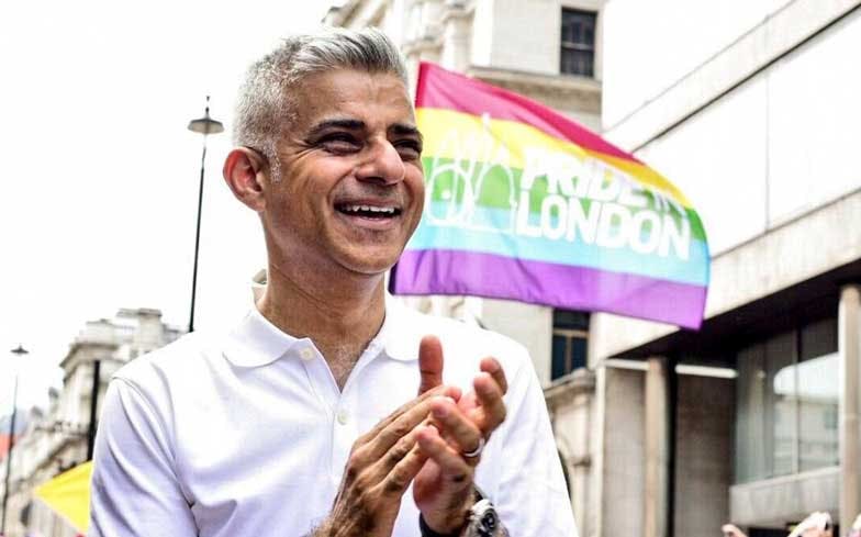 Sadiq Khan at pride