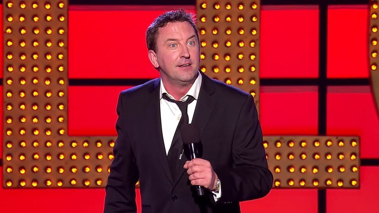 lee mack doing stand up
