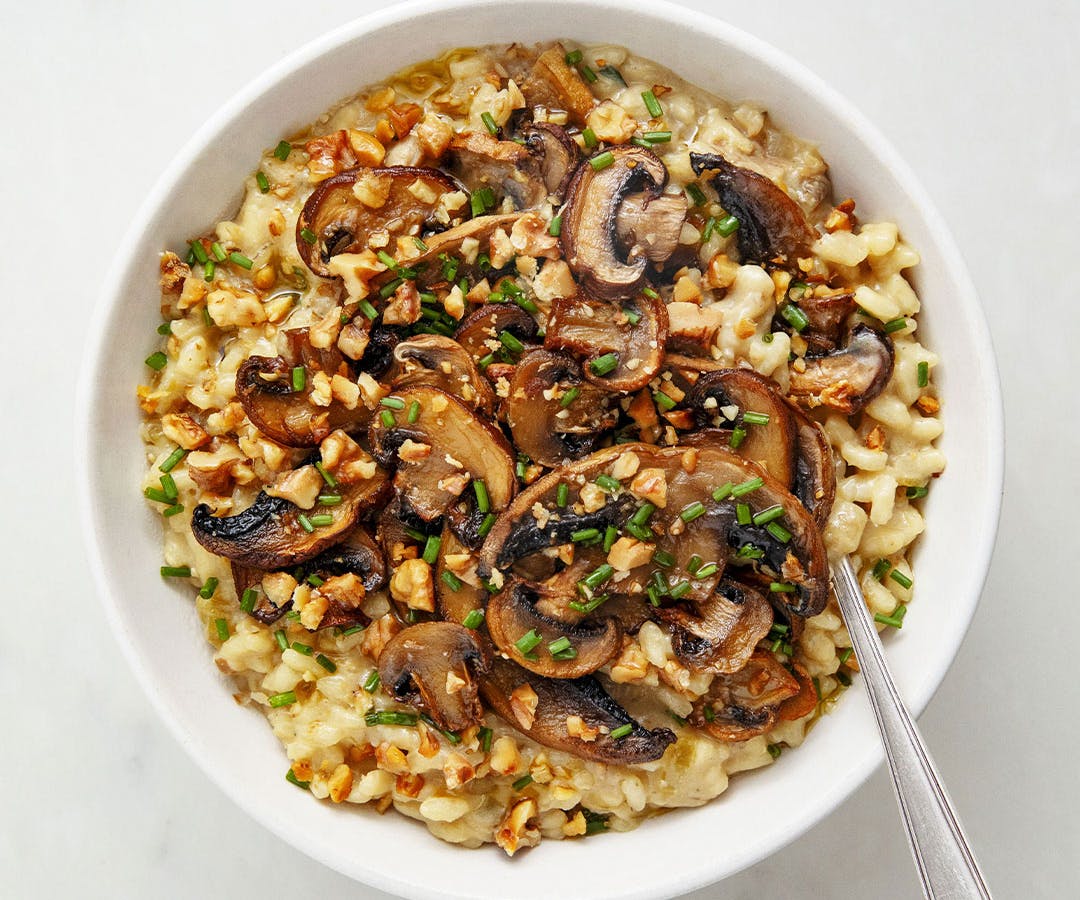 mushroom risotto 