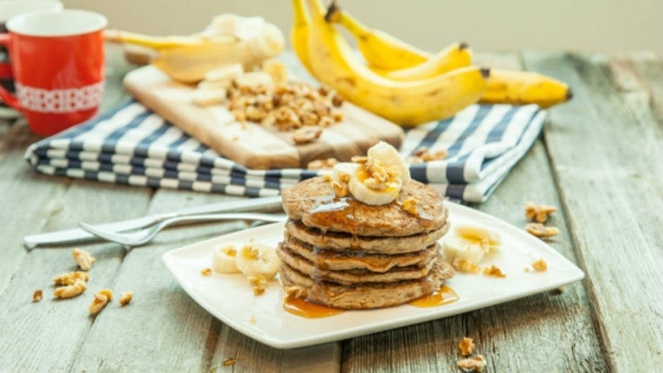 banana protien pancakes