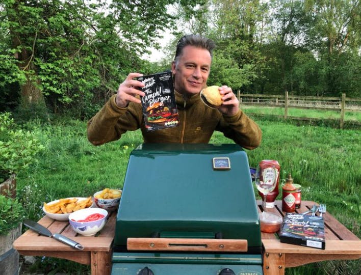 chris packham having a bbq