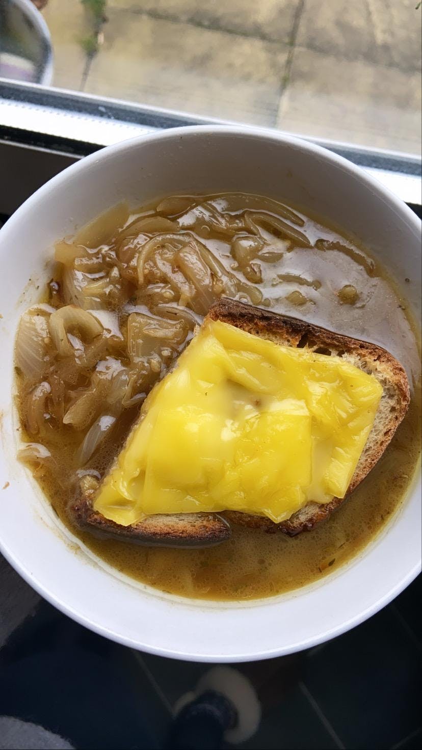 Mona's french onion soup