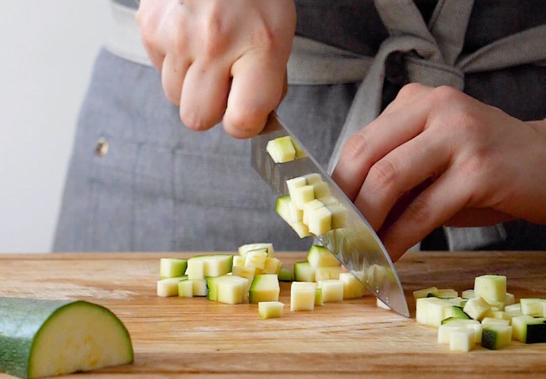 chopping veg