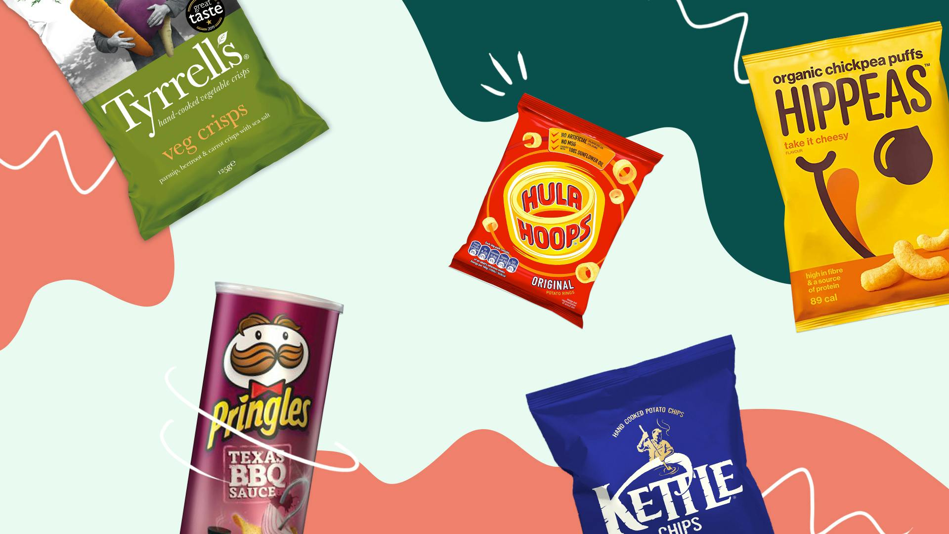 vegan crisps selection