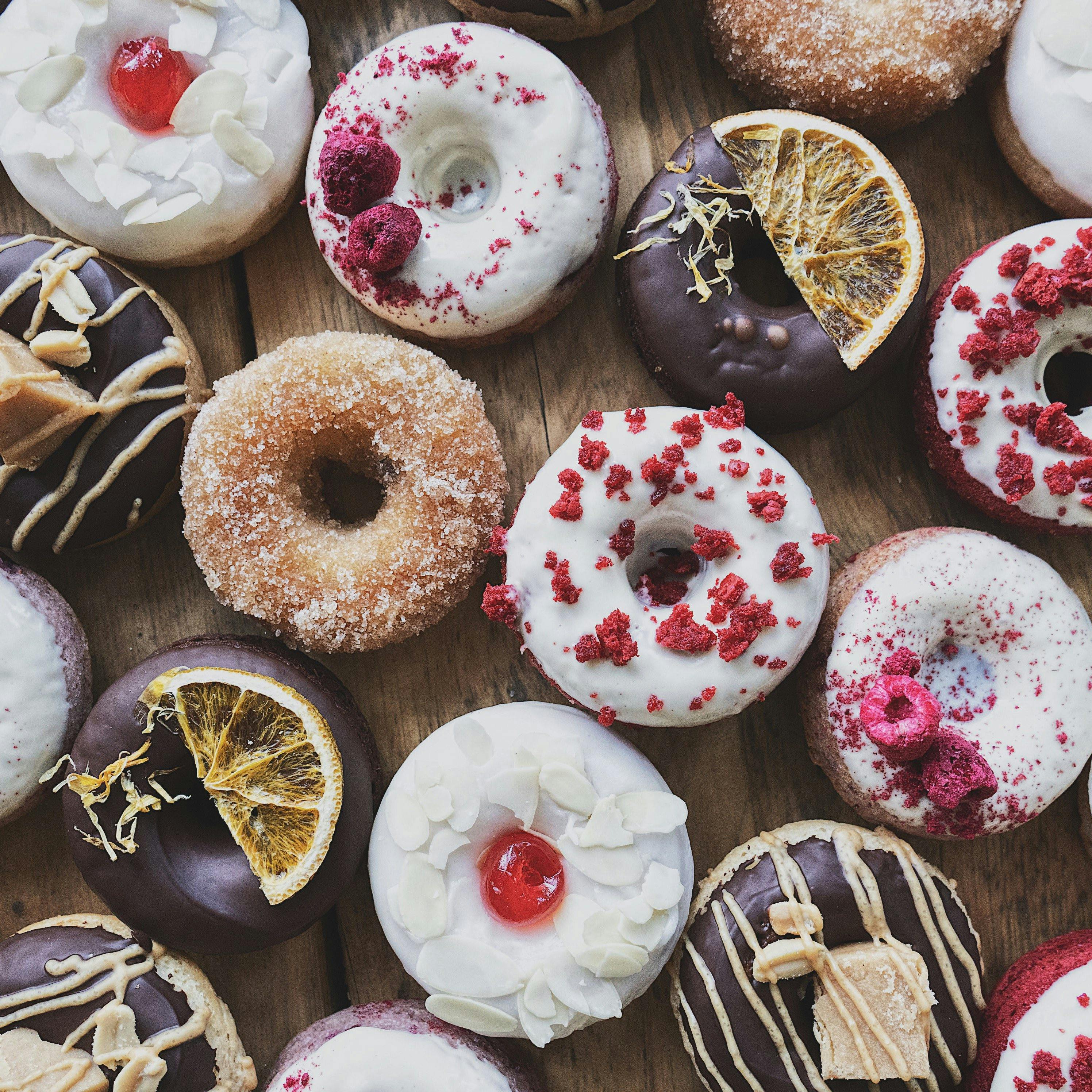 vegan doughnut selection