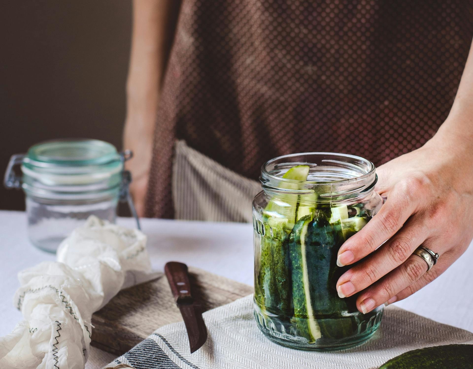 jar of gherkins 