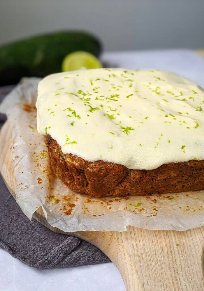 lime courgette cake