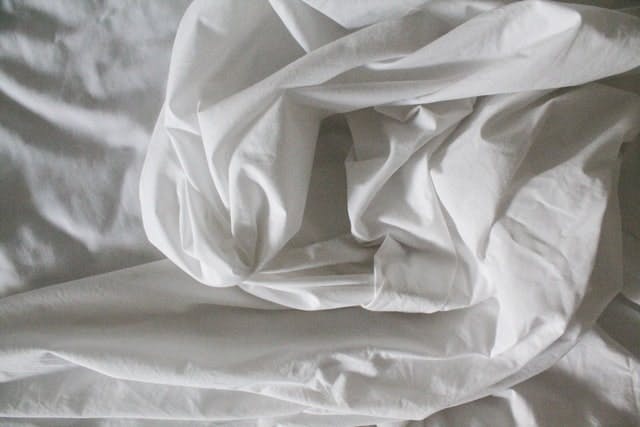 clean white sheets