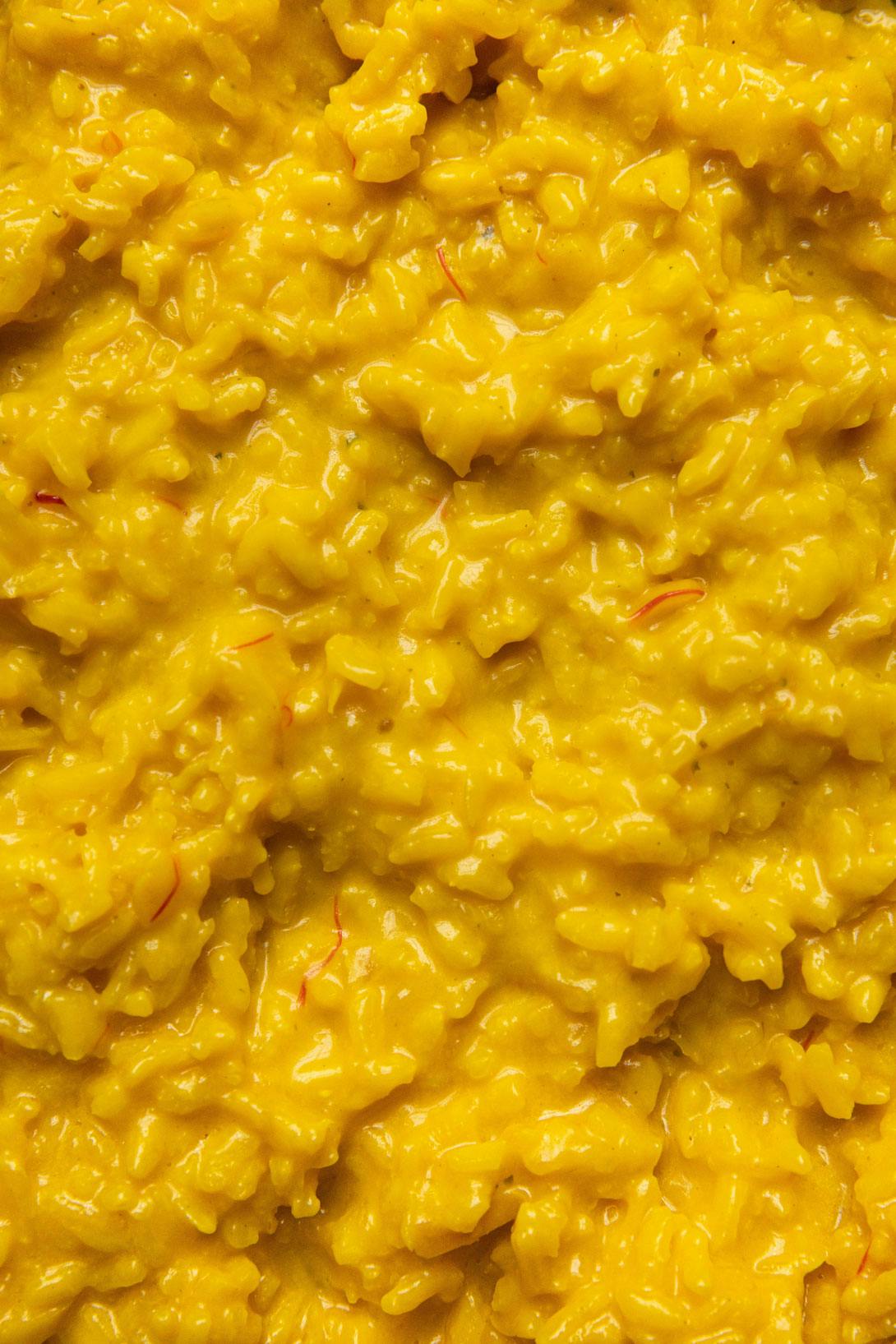 vegan saffron risotto