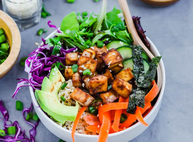 gluten free poke bowl