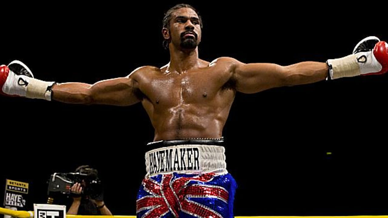 David Haye in boxing ring