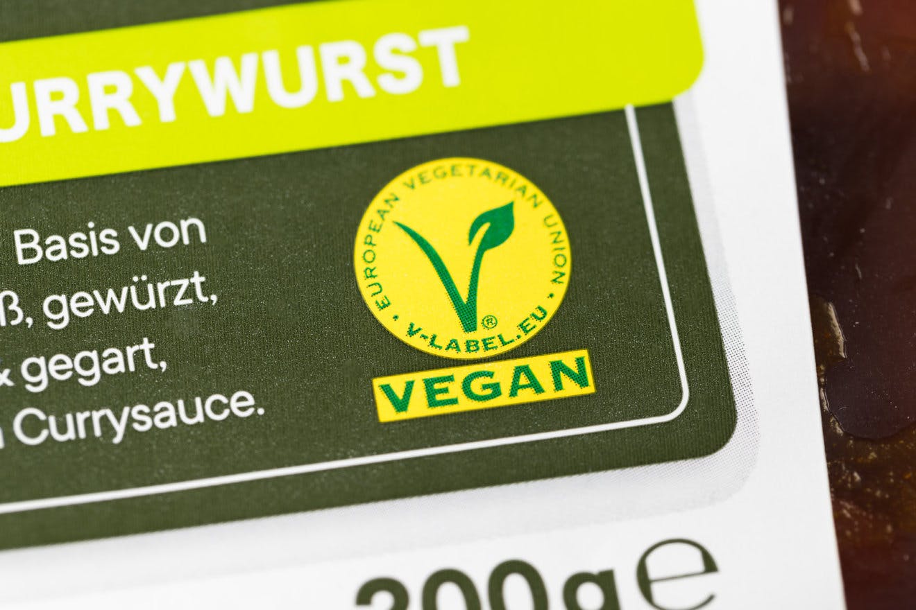 german vegan food label 