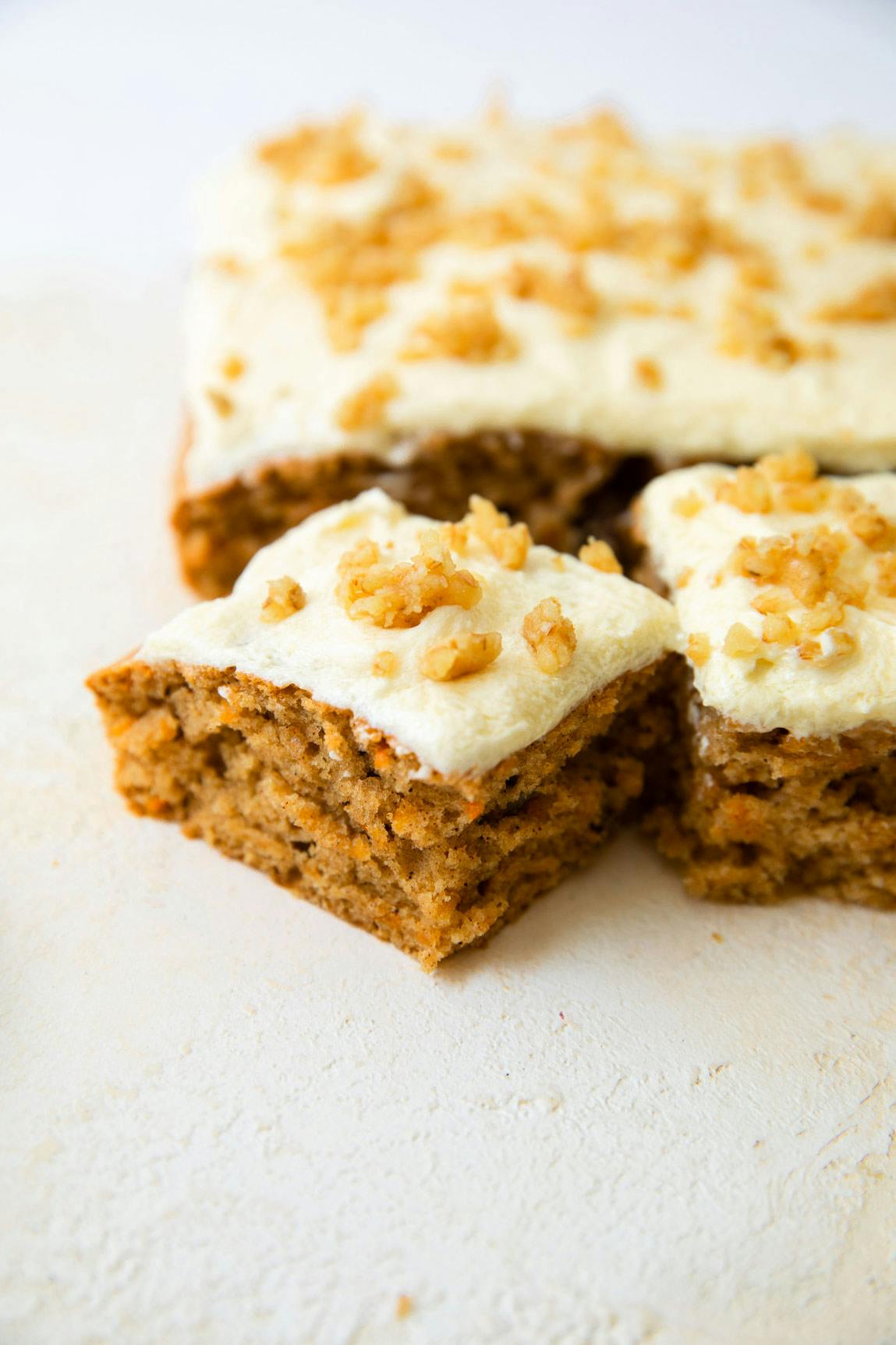 carrot cake squares