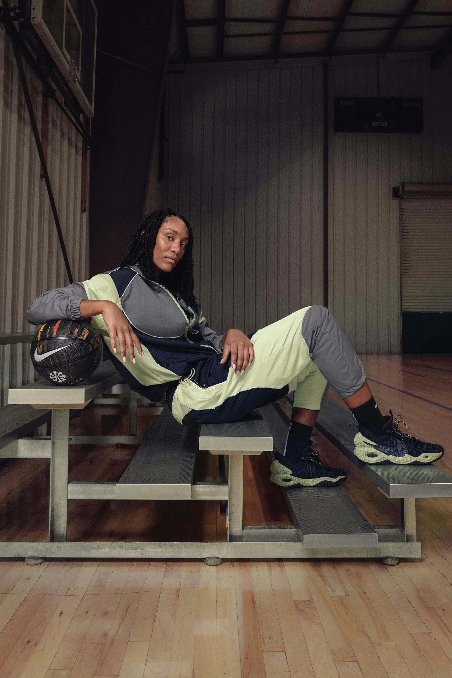 A'ja Wilson in Nike