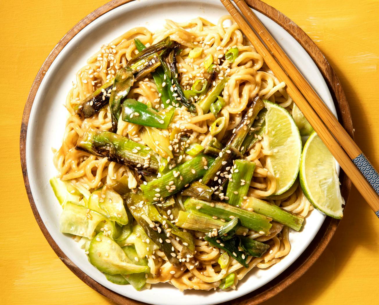 spring onion noodles