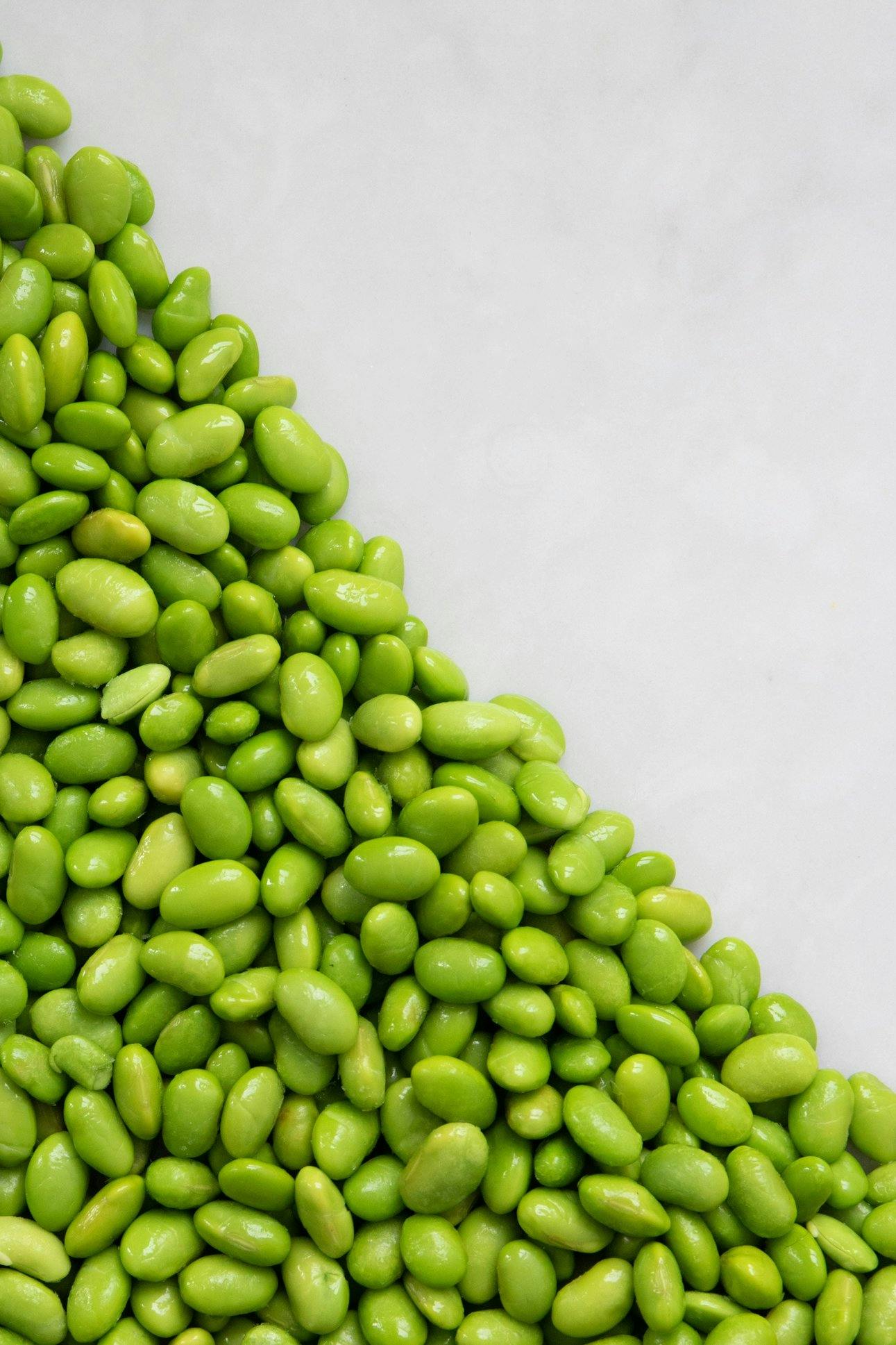 green edamame beans 