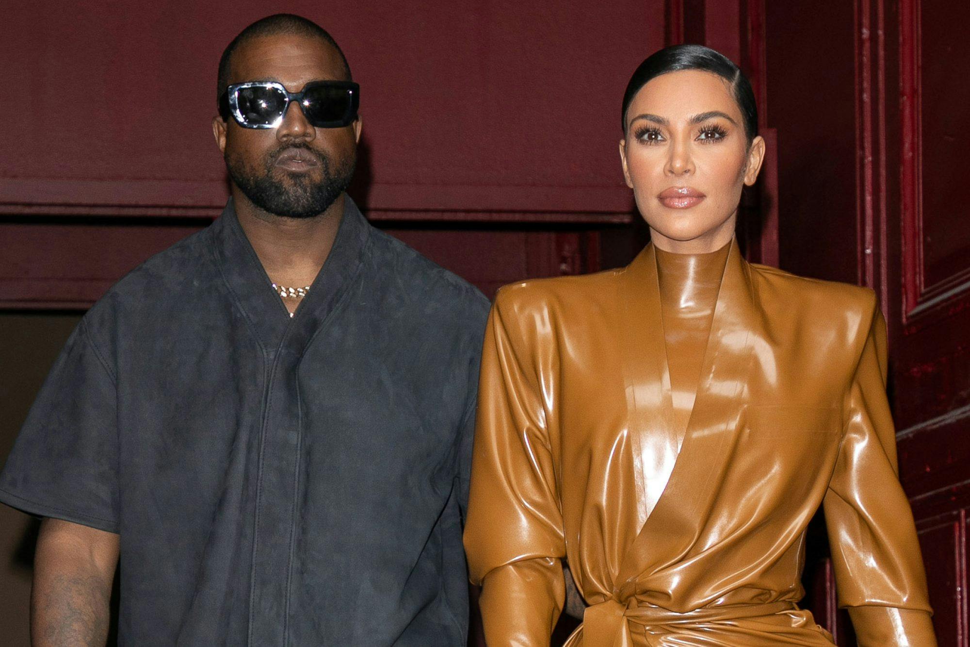 kim and husband, kanye west