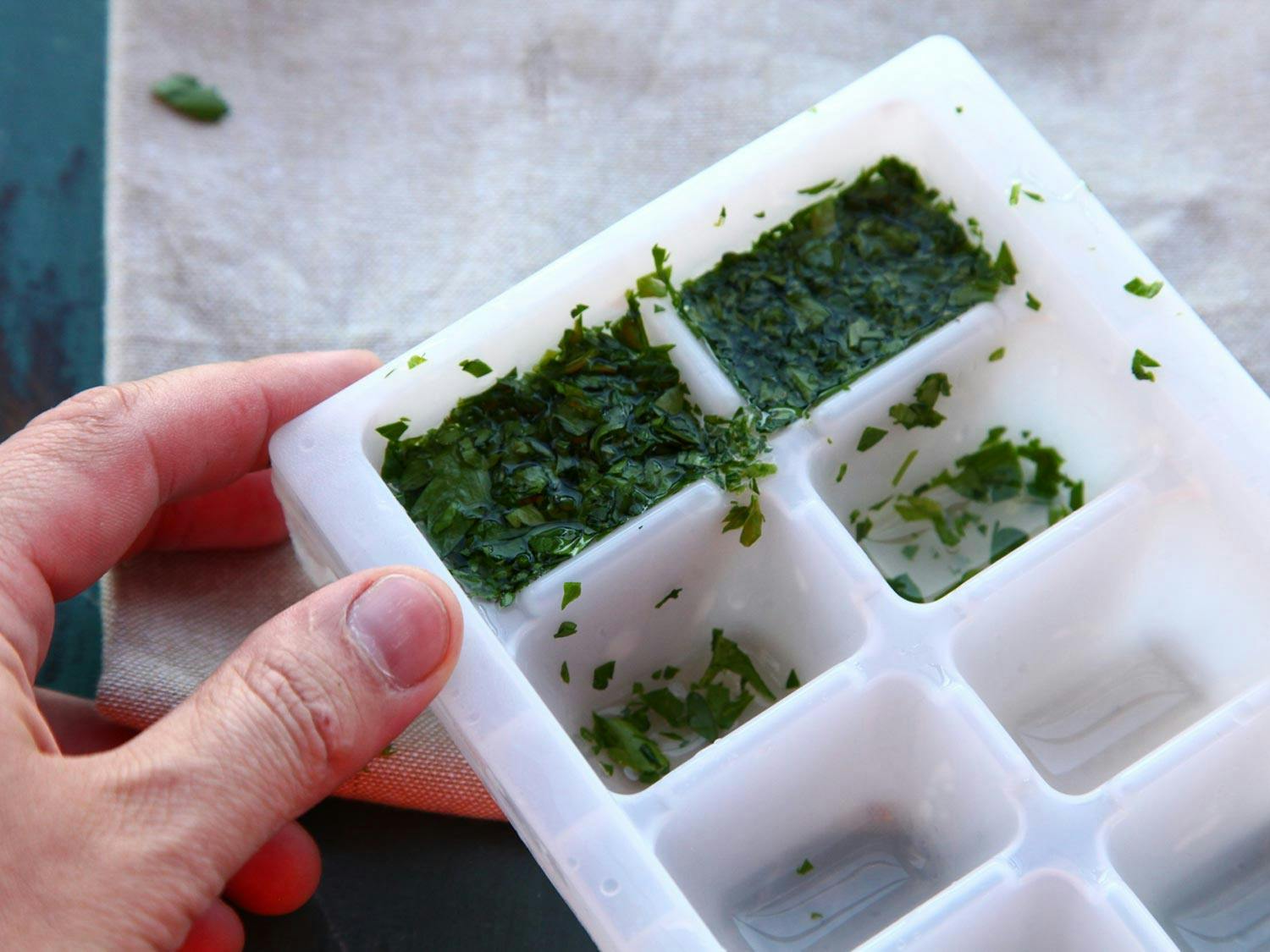 frozen herbs