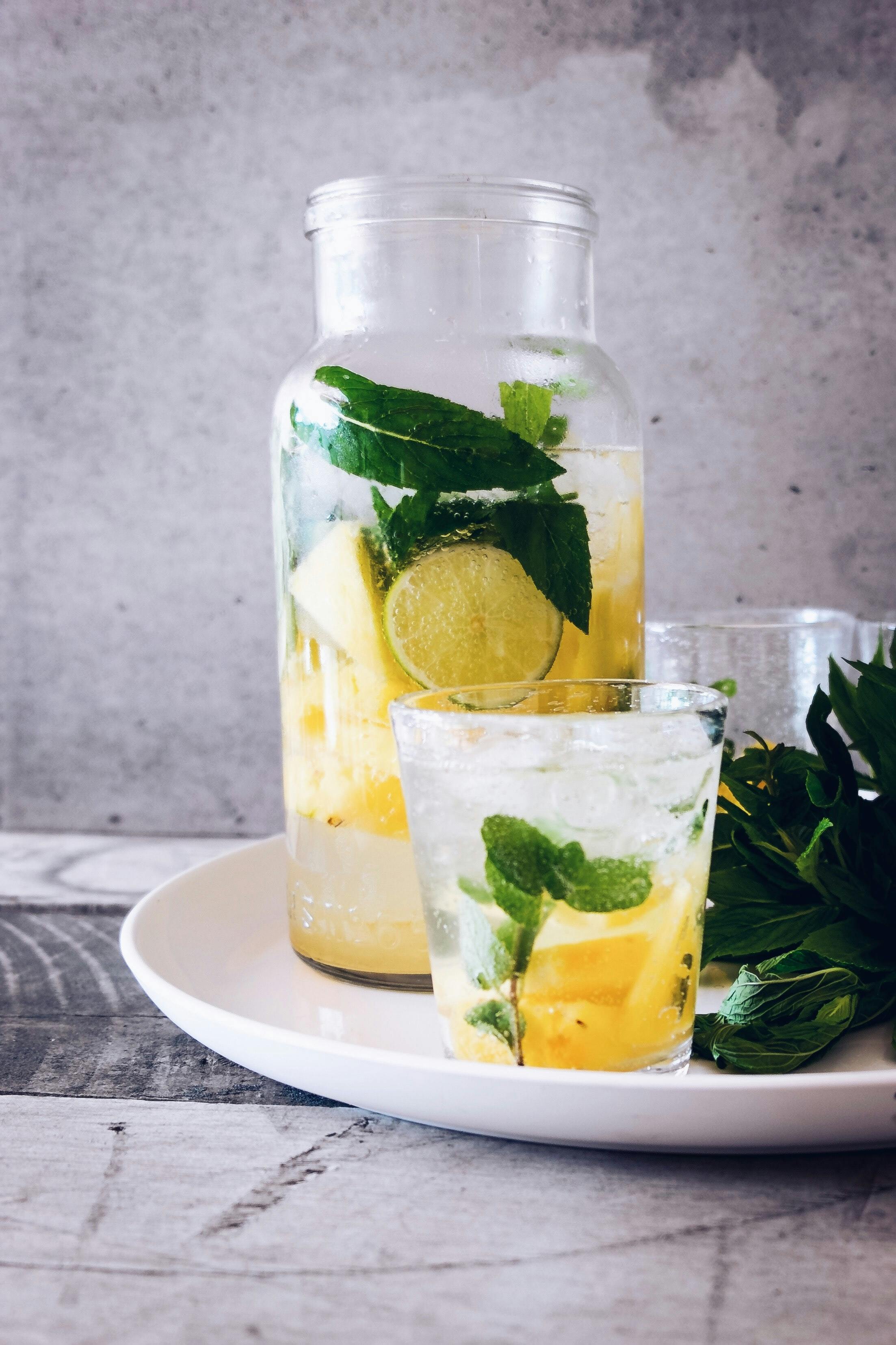 lemon infused water