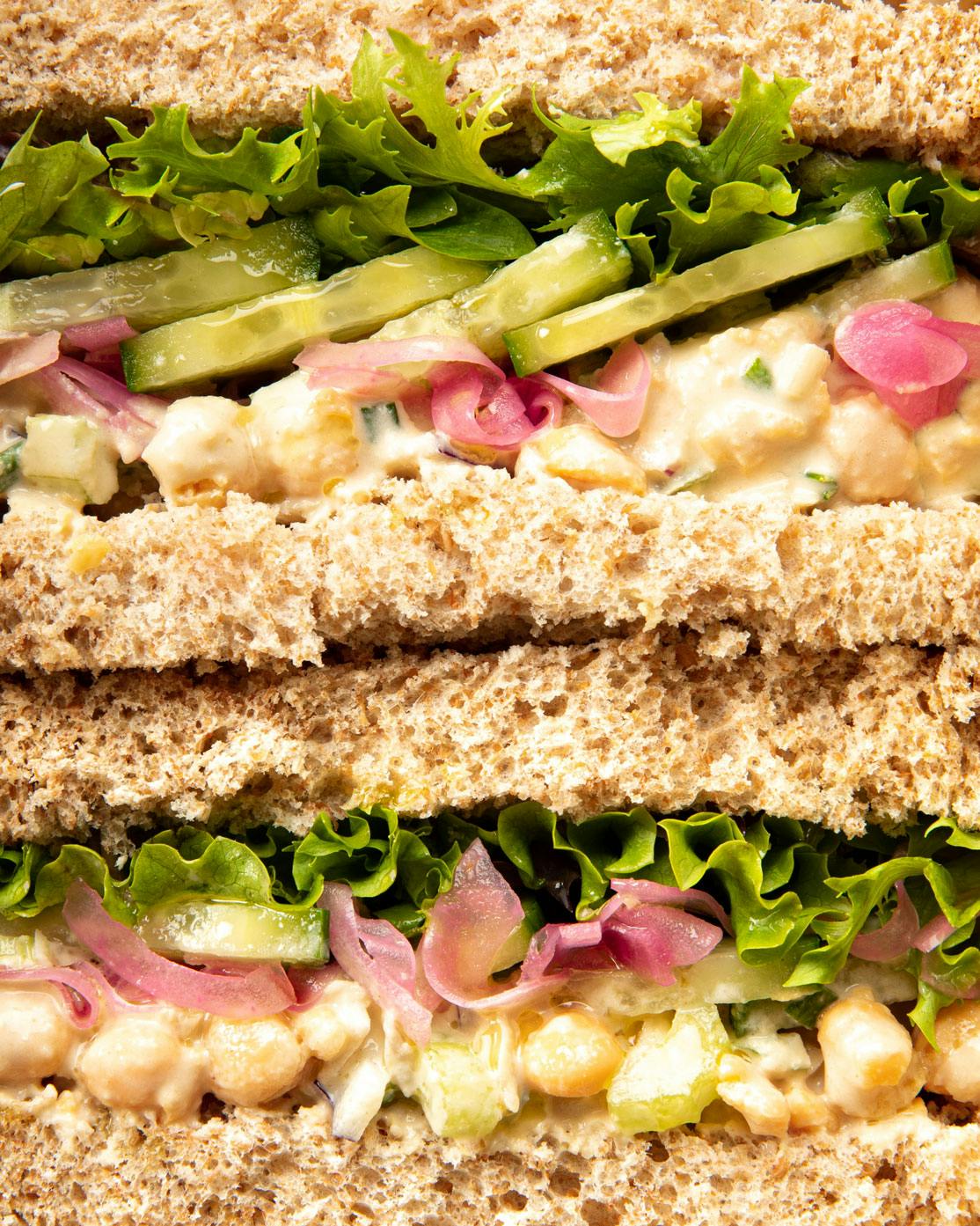 chickpea tuna sandwich