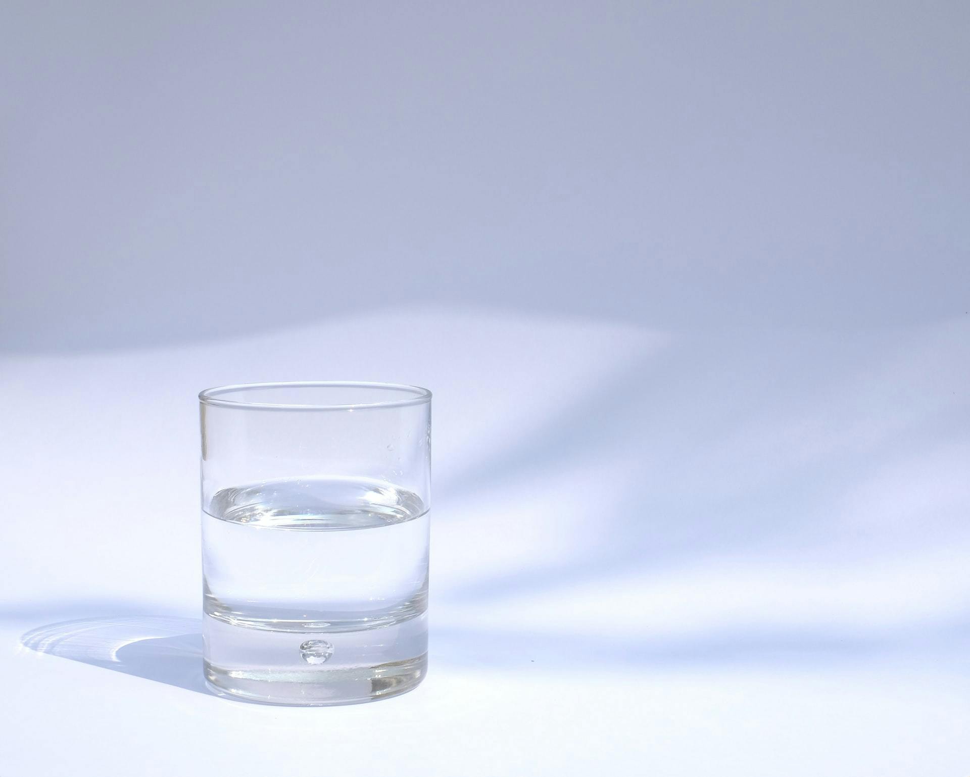 glass of water