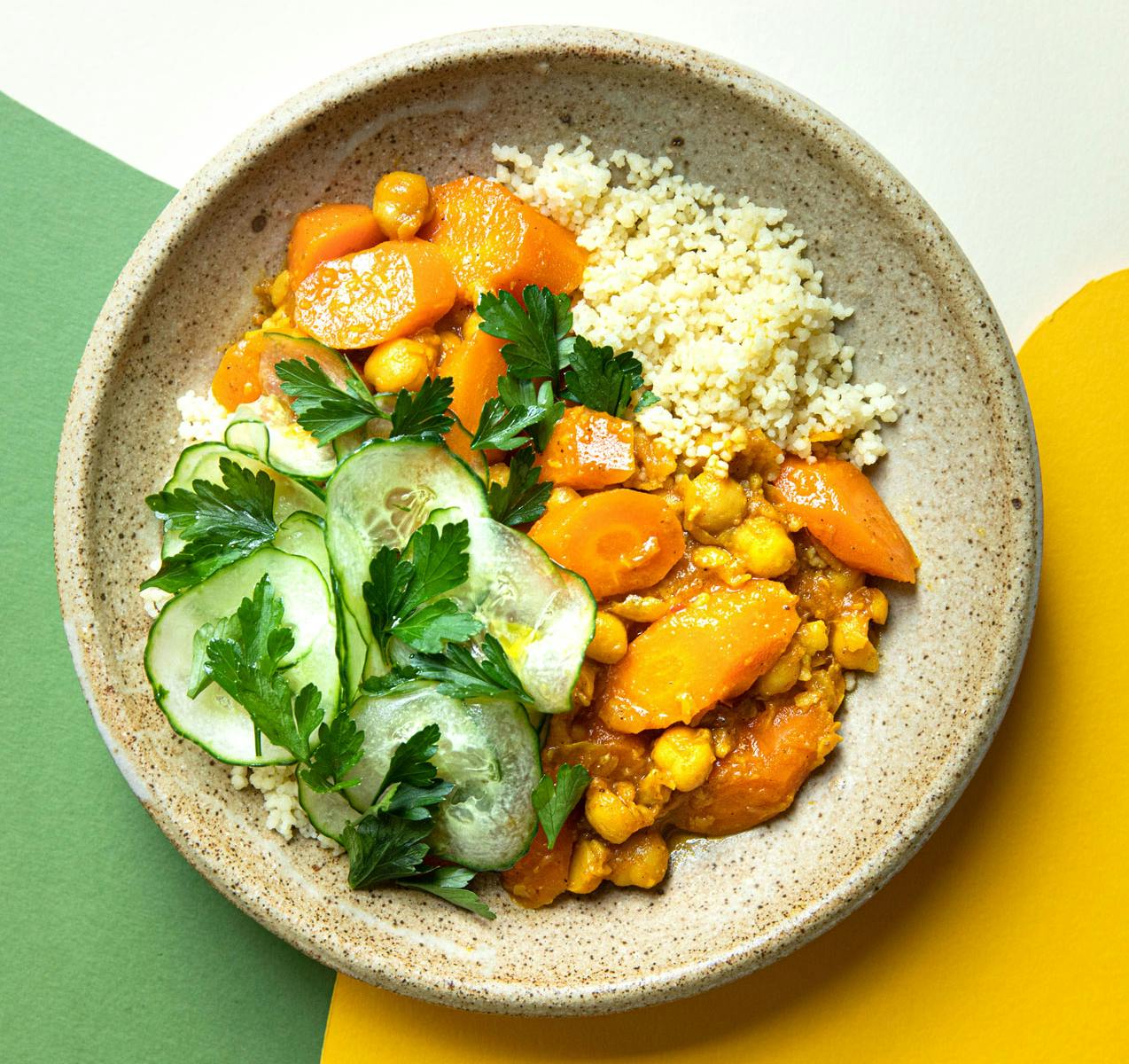carrot and chickpea tagine 