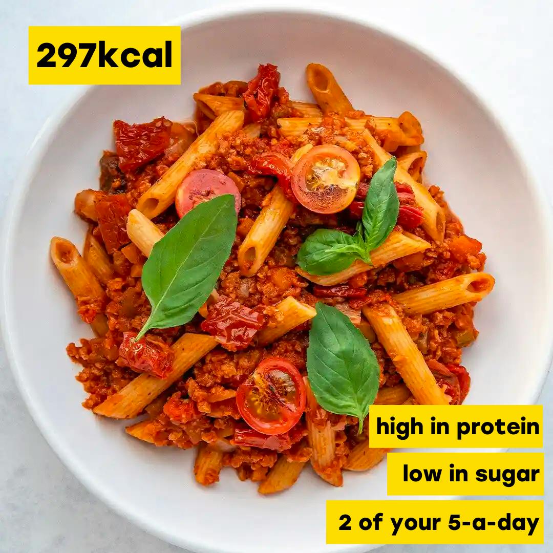 protein bolognese bowl