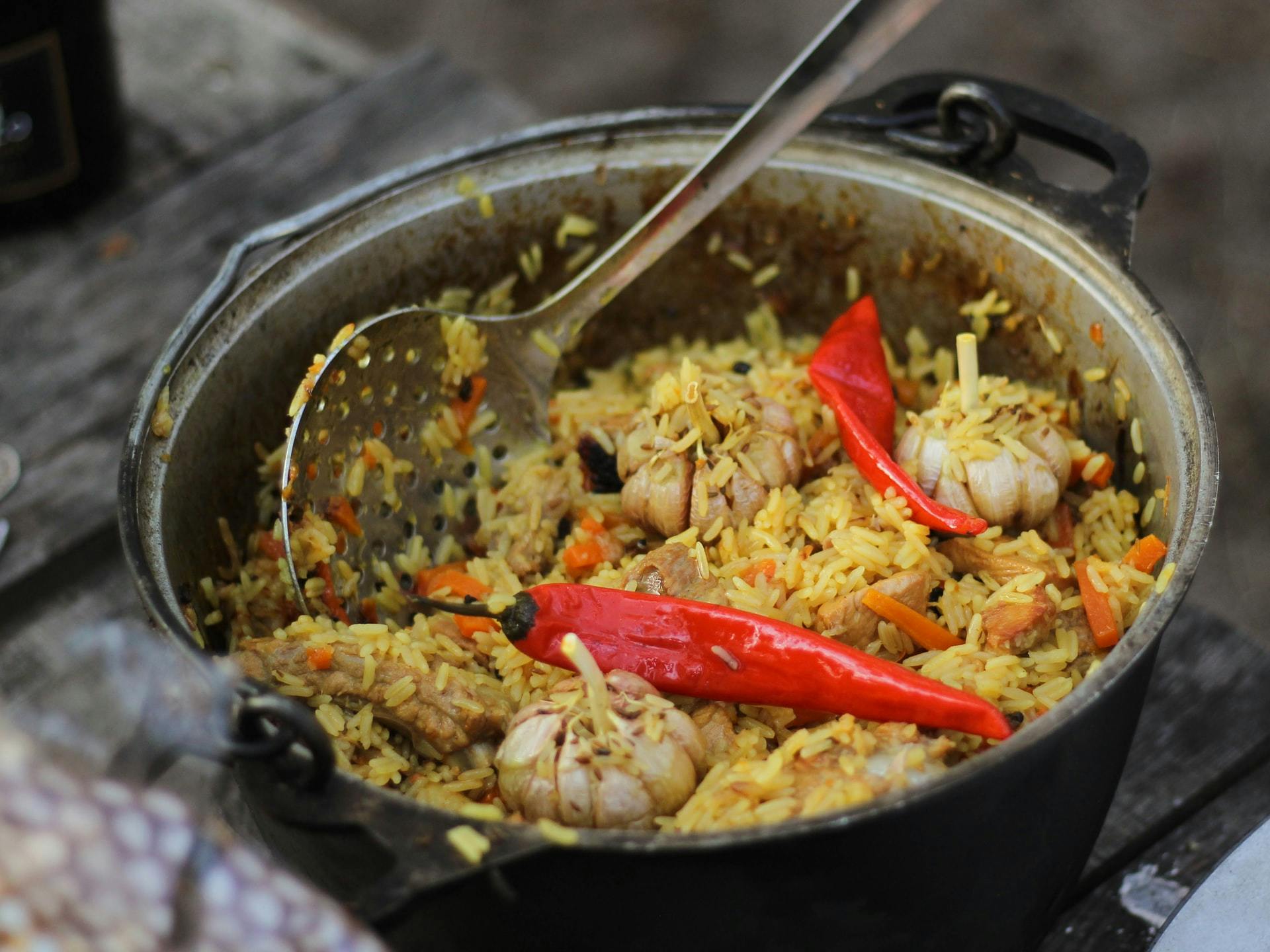 pilau rice dish