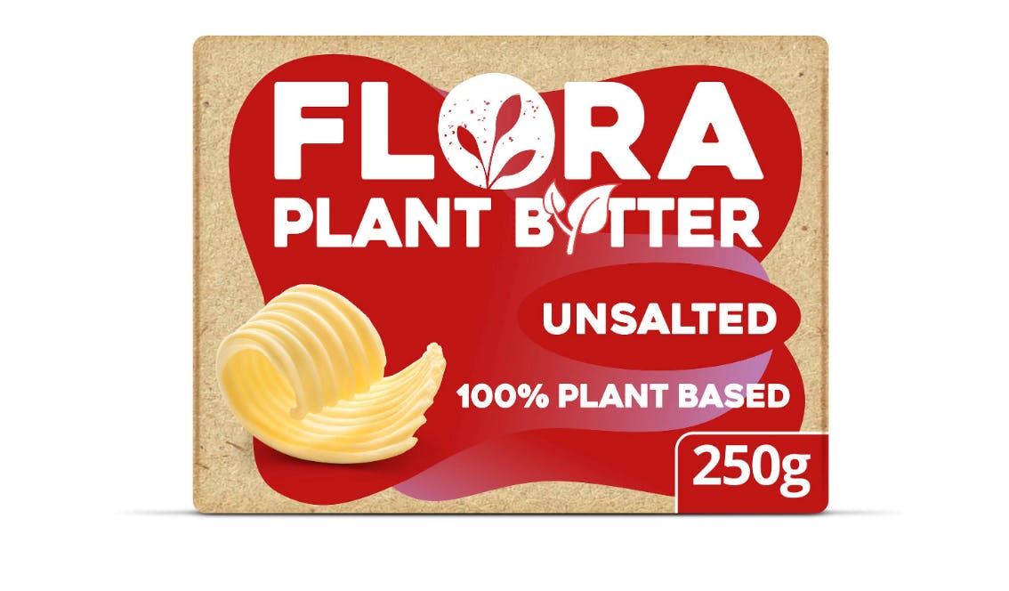 flora unsalted butter block