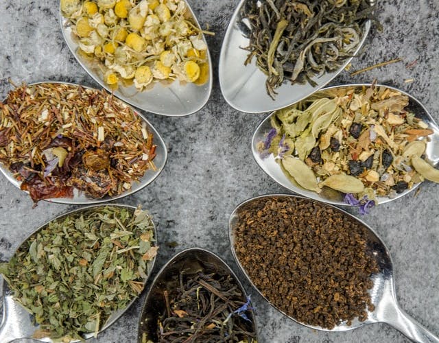 loose leaf tea selection