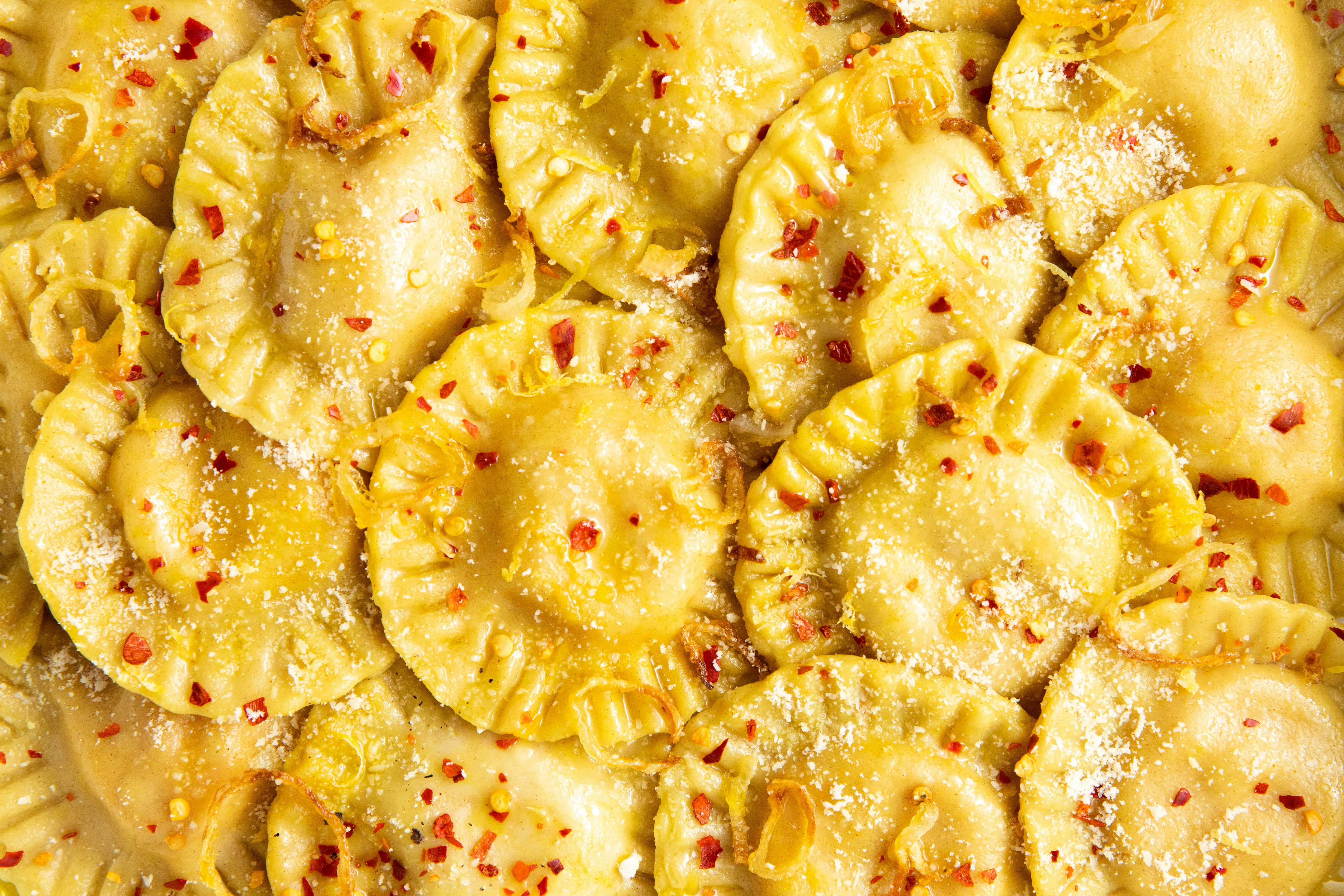 pumpkin ravioli