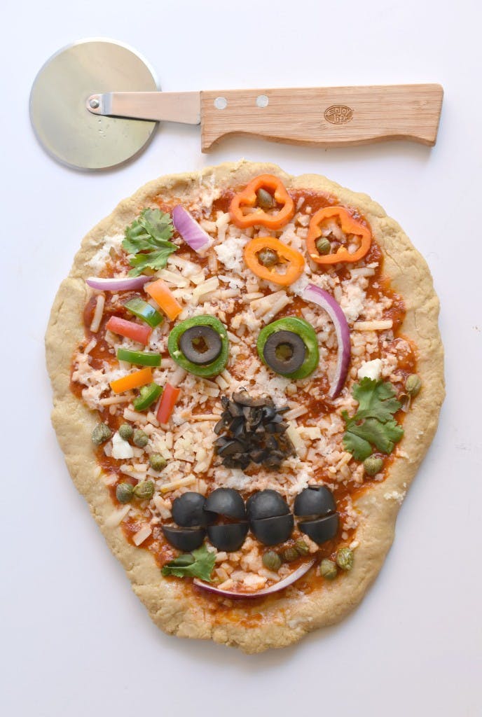 skull pizza
