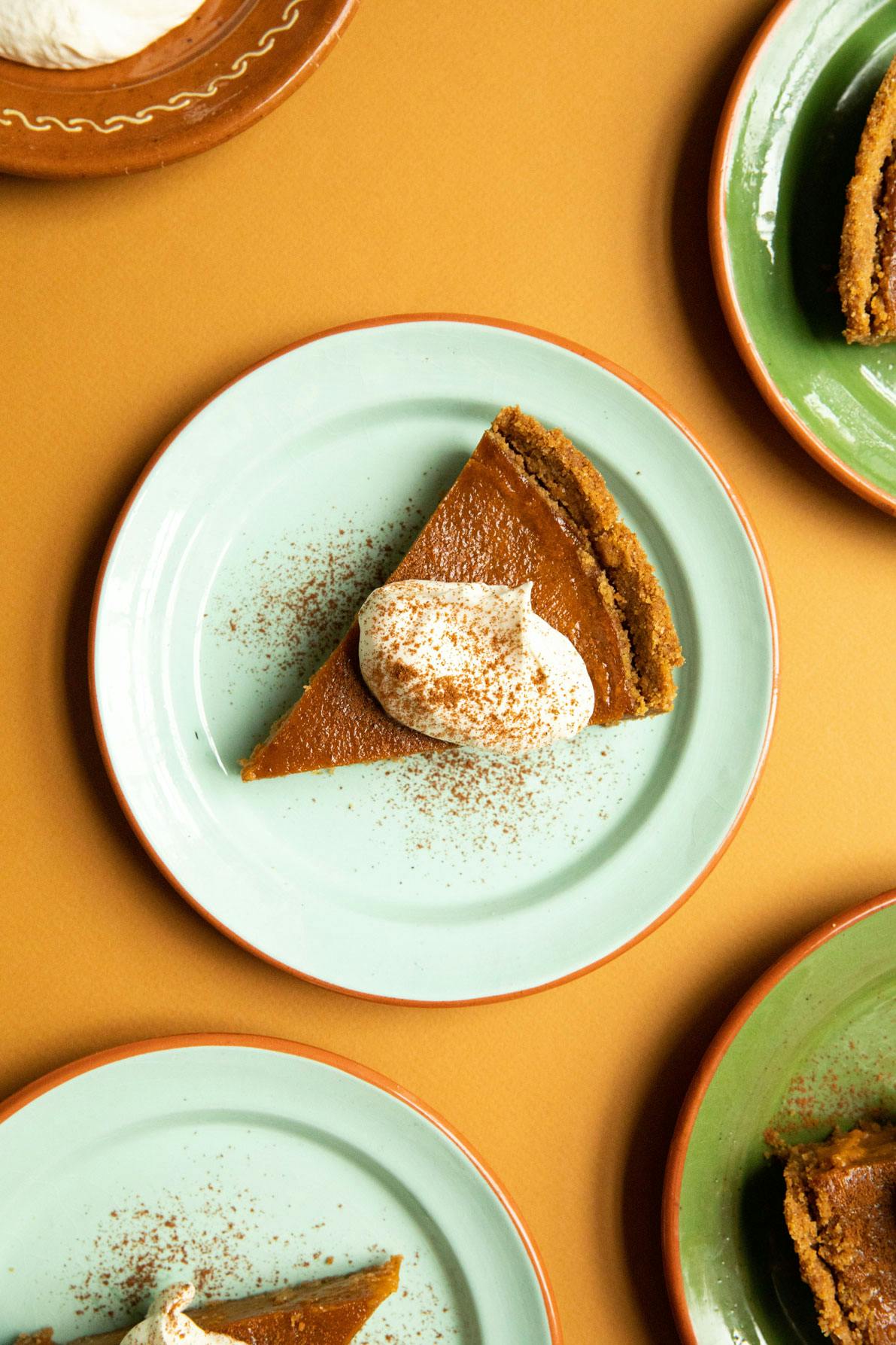 slice of val's pumpkin pie