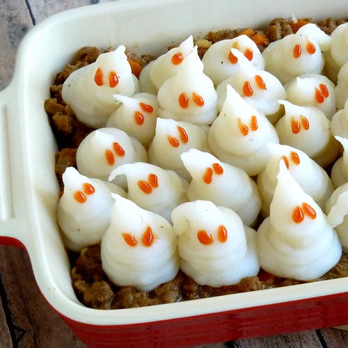 mashed potato ghosts 